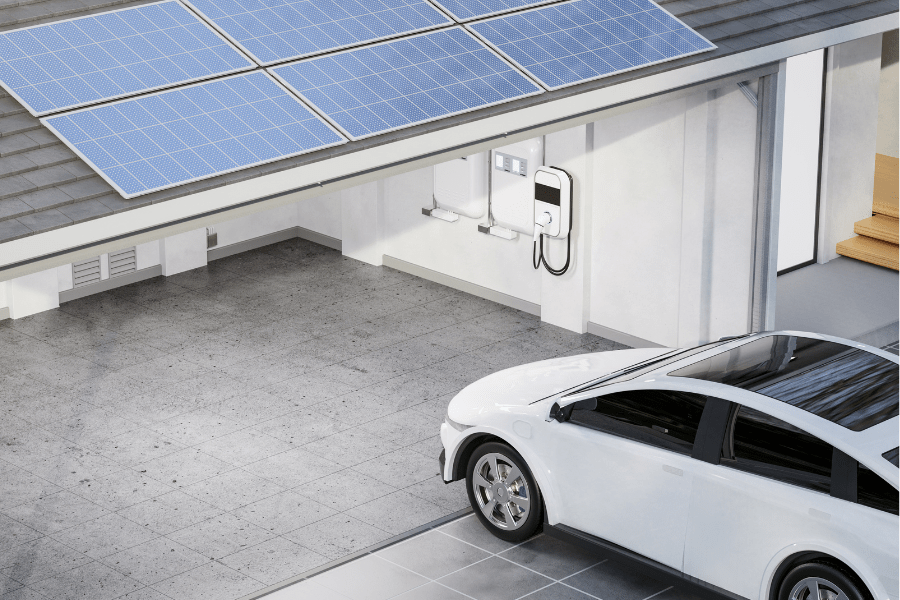 Solar Powered Garage Lights