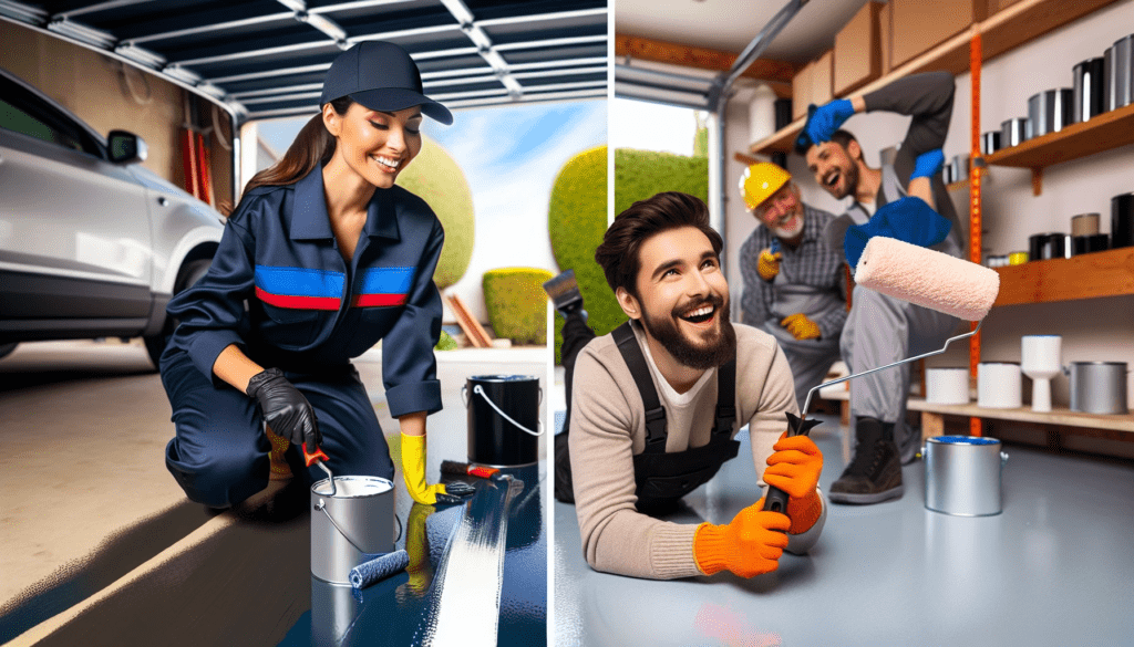 Professional vs DIY garage floor application