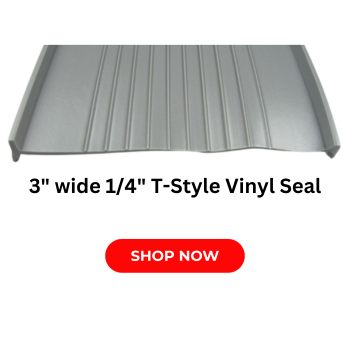 3 inch wide T-style vinyl seal