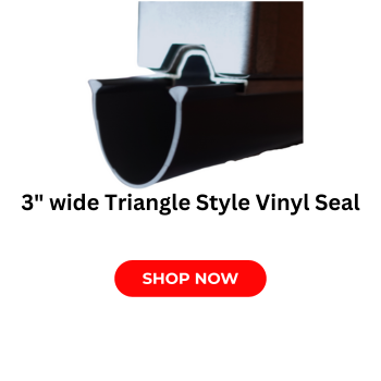 3 inch wide Triangle style vinyl seal