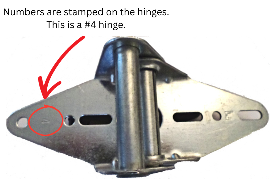 Garage Door Hinge Numbers