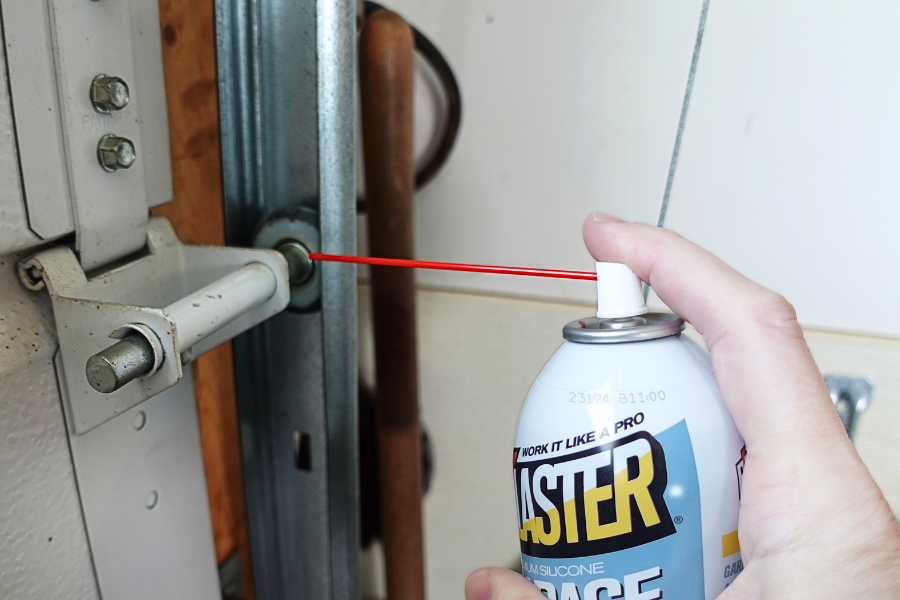 Lubricate Garage Door Roller