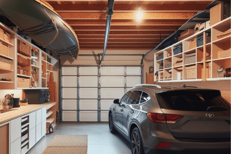 Garage With Canoe
