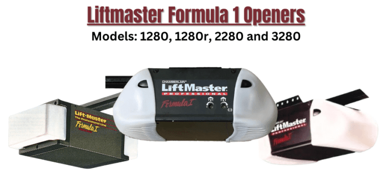 Liftmaster Formula 1 Garage Door Opener