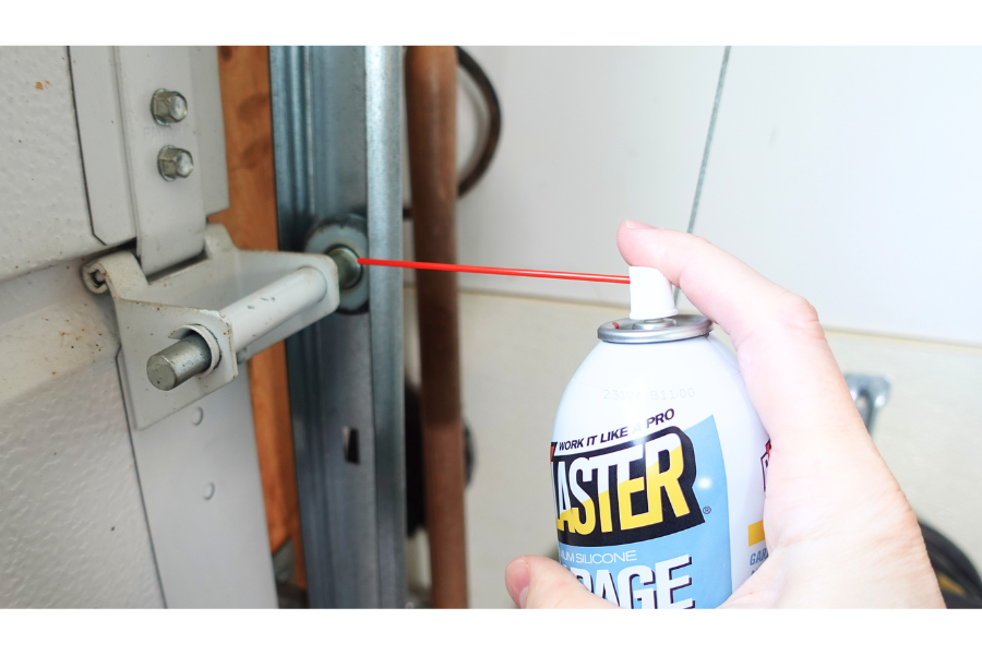 Lubricate Garage Door Roller