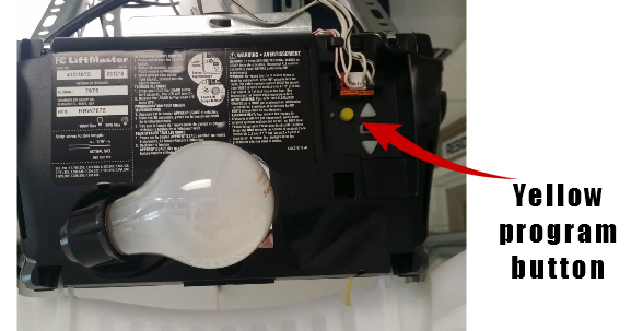 Liftmaster Yellow Learn Button