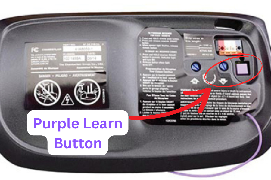 Liftmaster Purple Learn Button
